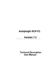 Autoplugin RCP-F2 Manuale d'uso