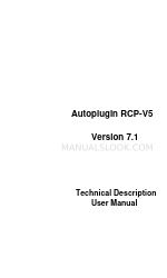 Autoplugin RCP-V5 Manuale d'uso