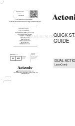 Actonis DUAL ACTION 18 Краткое руководство по эксплуатации