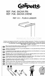 Galipette 611-PLAN A LANGER Краткое руководство по эксплуатации