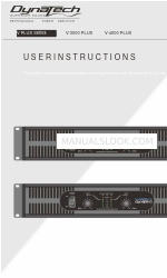 Dynatech V-3000 PLUS Gebruikersinstructie