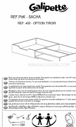 Galipette SACHA P0K400 Manuel