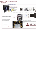 Afinia H800 Installatie- en installatiehandleiding