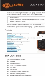 Gallagher TWR-5 Manuel de démarrage rapide