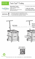 Copernicus Tech Tub Trolley TEC505 Panduan Perakitan