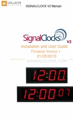 Galleon SignalClock Series 설치 및 사용자 설명서