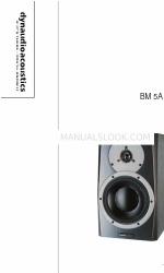 Dynaudio Acoustics BM 5A Gebruikershandleiding