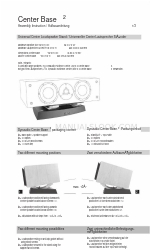 Dynaudio Center Base2 Montage-instructie