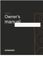 Dynaudio Contour Manual del usuario