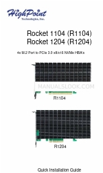 HighPoint Rocket 1204 빠른 설치 매뉴얼