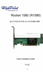 HighPoint Rocket 1580 Manuale di installazione rapida