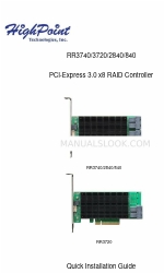 HighPoint RR3740 Посібник зі швидкого встановлення