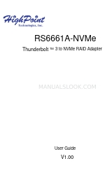 HighPoint RS6661A-NVMe Gebruikershandleiding