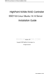 HighPoint SSD7103 Руководство по установке