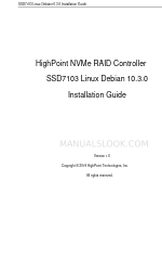 HighPoint SSD7103 Руководство по установке