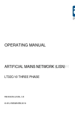 AFJ Instruments LT32C/10 Manual de instruções