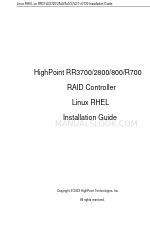 HighPoint R720 Installatiehandleiding