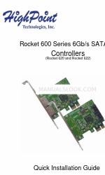 HighPoint Rocket 620 Quick Installation Manual