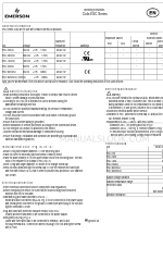 Emerson Coils ESC Series Manual de instrucciones