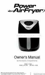 Copper Chef Power AirFryer XL YJ-803A Owner's Manual