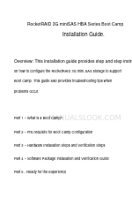 HighPoint RocketRAID 3G mini SAS HBA Series Manual de instalación