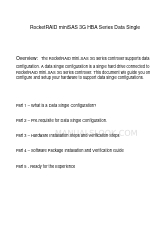 HighPoint RocketRAID mini SAS 3G HBA Series Manual de instalación