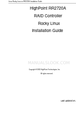 HighPoint RR2720A Installation Manual