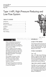 Emerson Fisher 114PL Instruction Manual