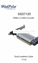 HighPoint SSD7120 Panduan Instalasi Cepat