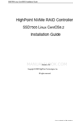 HighPoint SSD7505 Руководство по установке