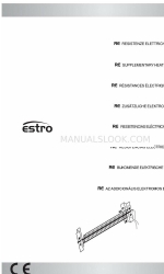 Galletti estro F1 Manual de instruções