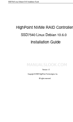 HighPoint SSD7540 Instrukcja instalacji