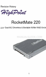 HighPoint RocketMate 220 Посібник зі швидкого встановлення