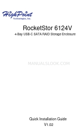 HighPoint RocketStor 6124V Panduan Instalasi Cepat