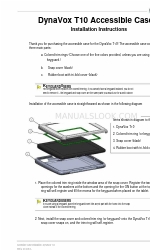 DynaVox T10 Instrukcje instalacji
