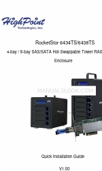 HighPoint RocketStor 6438TS Panduan Instalasi Cepat