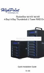 HighPoint RocketStor 6614V Посібник зі швидкого встановлення