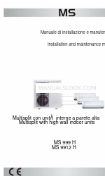 Galletti MS 999 H Installation And Maintenance Manual