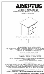 adeptus Easy Pieces 77245 Assembly Instructions Manual