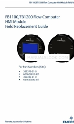 Emerson FB1100 Manual de sustitución sobre el terreno