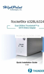 HighPoint RocketStor 6324L Manuale di installazione rapida