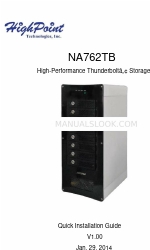 HighPoint Thunderbolt NA762TB Manuale di installazione rapida