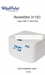 HighPoint RocketStor 3112C Manuel d'installation rapide