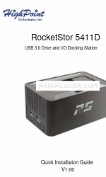 HighPoint RocketStor 5411D Snelle installatiehandleiding