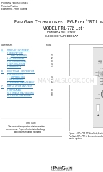 CopperOptics PairGain PG-Flex RT FRL-772 List 1 Manual