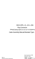 DDK CM10-SP Series Assembly Manual