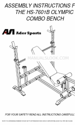 Ader Sports HS-7601B Assembly Instructions Manual