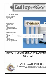 Galley-Mate 6001 Installations- und Betriebshandbuch