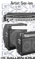 Gallien-Krueger 1001RB-II Gebruikershandleiding