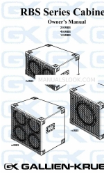 Gallien-Krueger 115RBS Manuale d'uso